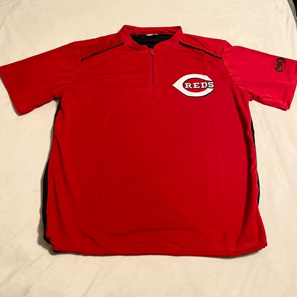 NEW! | Men’s Cincinnati Reds Zip Up Jersey - Picture 2 of 10